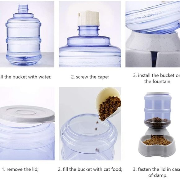 Pet feeder and Water Fountain - Picture 5 of 7